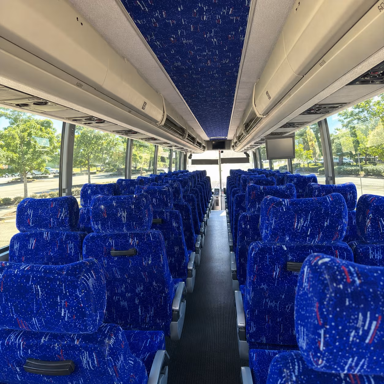 lexington charter bus interior